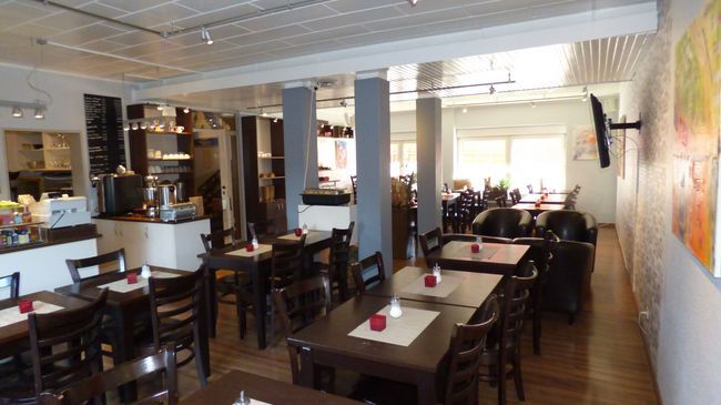 Hotel Art Inn Ντίνσλακεν Εστιατόριο φωτογραφία